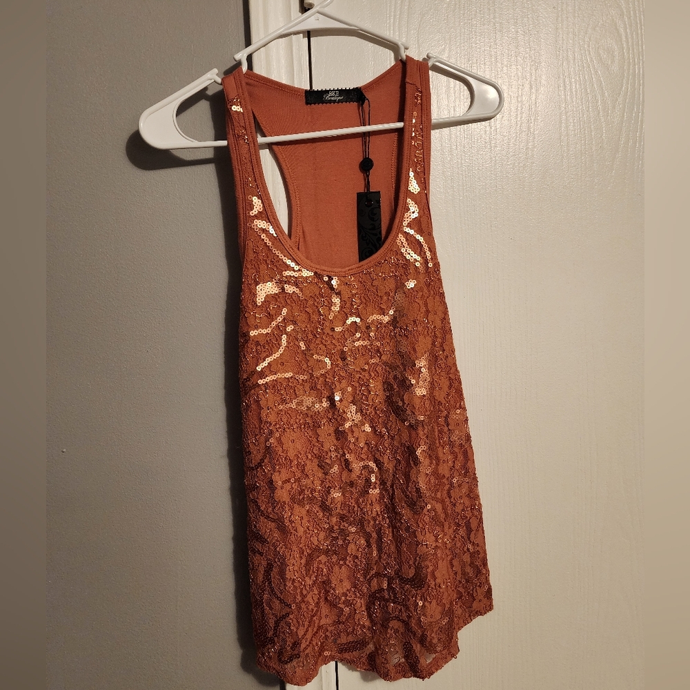 Sequins tank top